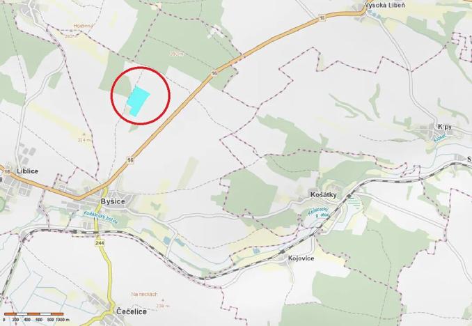 Prodej pole, Byšice, 101619 m2