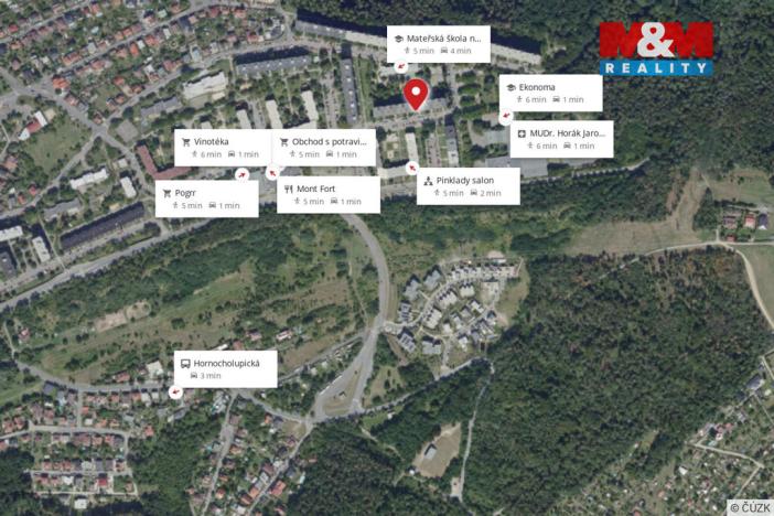 Pronájem bytu 3+1, Praha - Modřany, Pertoldova, 78 m2