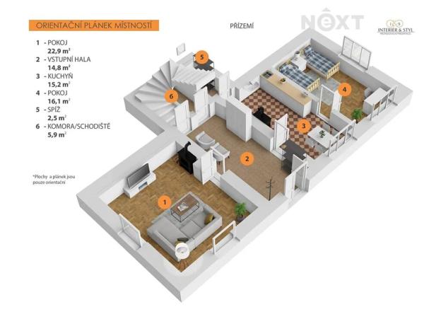 Prodej rodinného domu, Klokočná, 70 m2