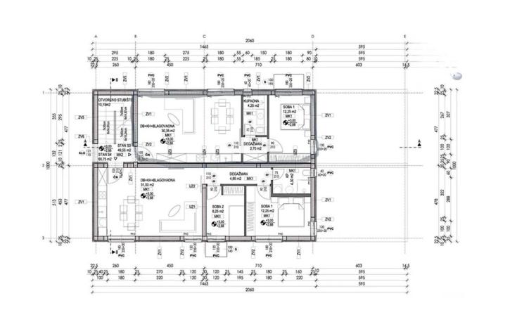 Prodej bytu 2+kk, Vrsi, Chorvatsko, Put Konobina, 68 m2