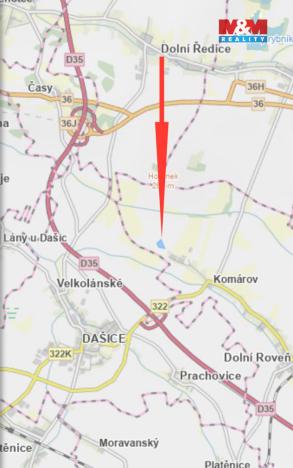 Prodej pole, Dolní Roveň - Komárov, 15909 m2