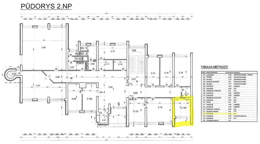 Pronájem kanceláře, Jindřichův Hradec, Pravdova, 12 m2