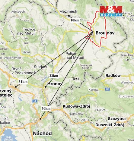 Prodej bytu 3+1, Broumov, Československé armády, 77 m2
