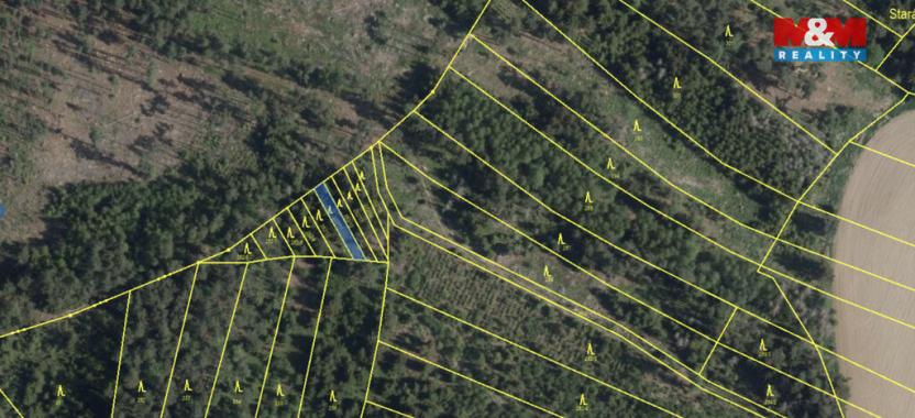 Prodej lesa, Mysletice, 7177 m2