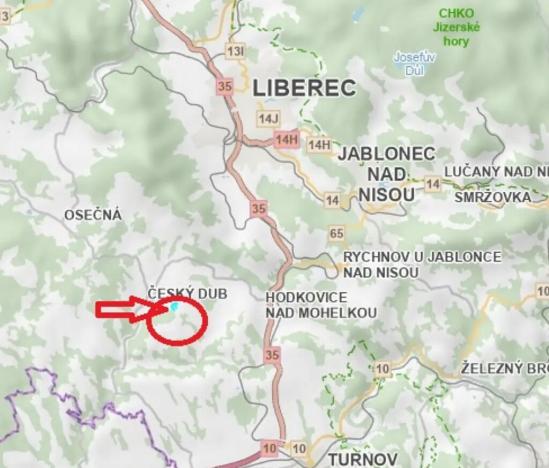 Prodej louky, Český Dub, 58420 m2