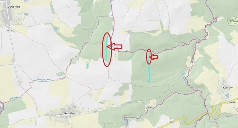 Prodej lesa, Ločenice, 16414 m2