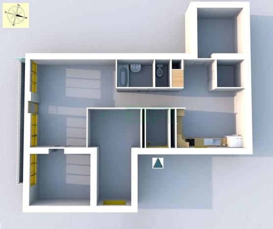 Prodej bytu 4+1, Praha - Břevnov, Talichova, 111 m2