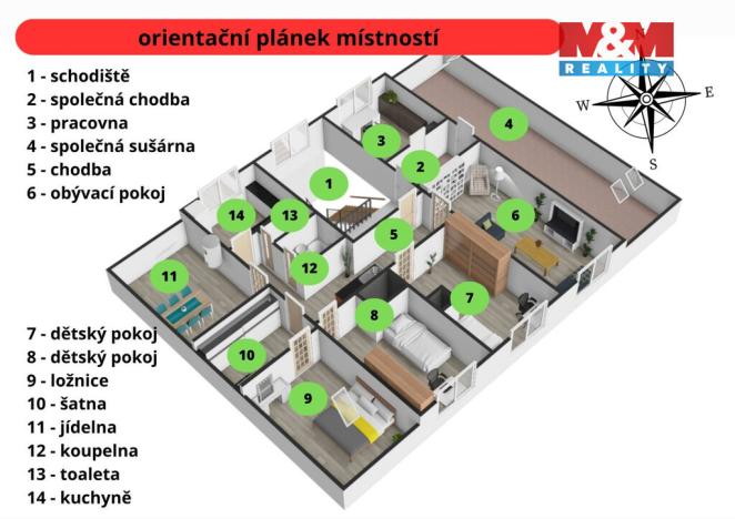 Prodej bytu 5+1, Ledeč nad Sázavou, Petra Bezruče, 110 m2