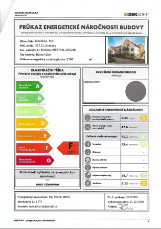 Prodej bytu 3+kk, Jinočany, Mirešická, 68 m2
