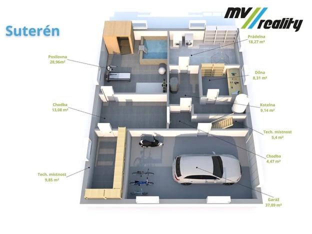Prodej rodinného domu, Kralupy nad Vltavou, V Sadech, 380 m2