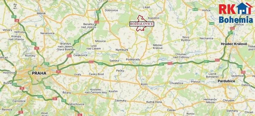 Prodej pozemku pro bydlení, Rožďalovice, Polní, 804 m2