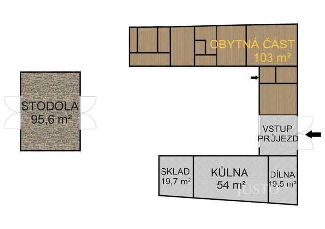Prodej rodinného domu, Cehnice, 120 m2