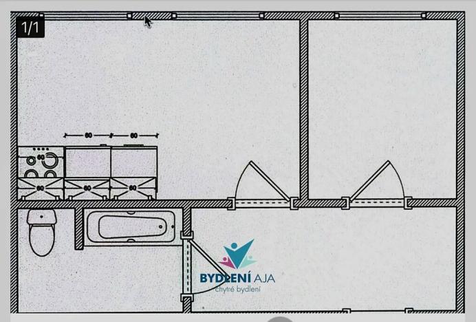 Prodej bytu 2+kk, Teplice, Na konečné, 47 m2