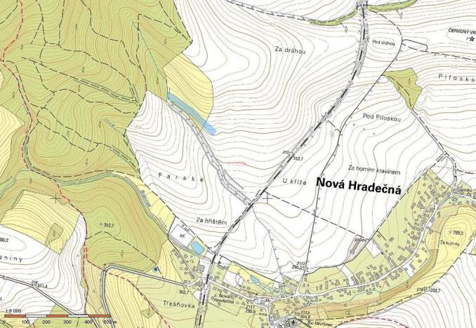 Prodej pole, Nová Hradečná, 8704 m2
