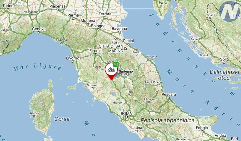 Prodej vily, Sarteano, Itálie, 90 m2