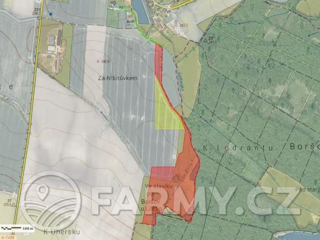 Prodej podílu pole, Dolní Roveň, 62359 m2