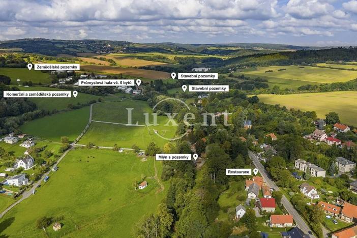 Prodej komerční nemovitosti, Stříbrná Skalice, 1700 m2