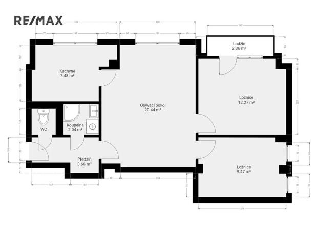 Prodej bytu 3+1, Praha - Modřany, U zastávky, 57 m2