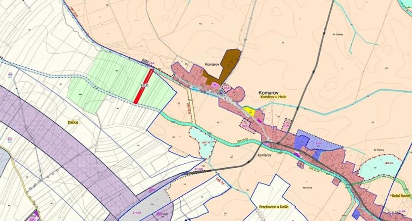 Prodej louky, Dolní Roveň, 5720 m2