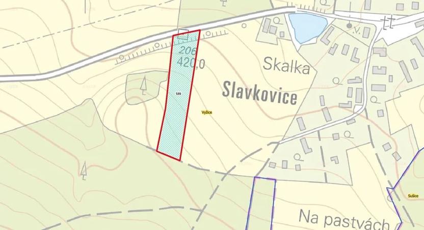 Prodej louky, Vyžice, 8234 m2