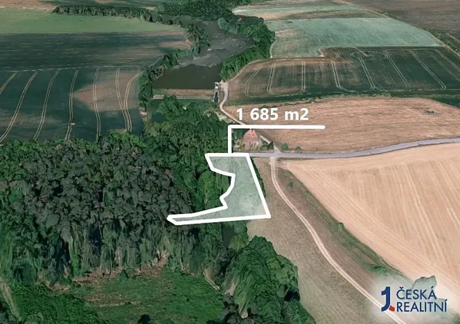 Prodej podílu lesa, Dalešice, 1263 m2