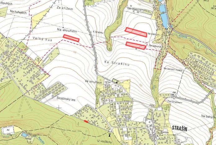 Prodej pole, Březí, 17139 m2