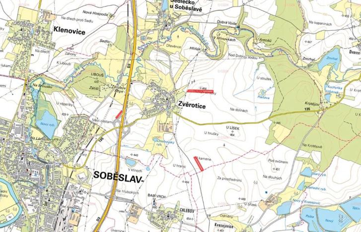 Prodej pole, Zvěrotice, 18896 m2