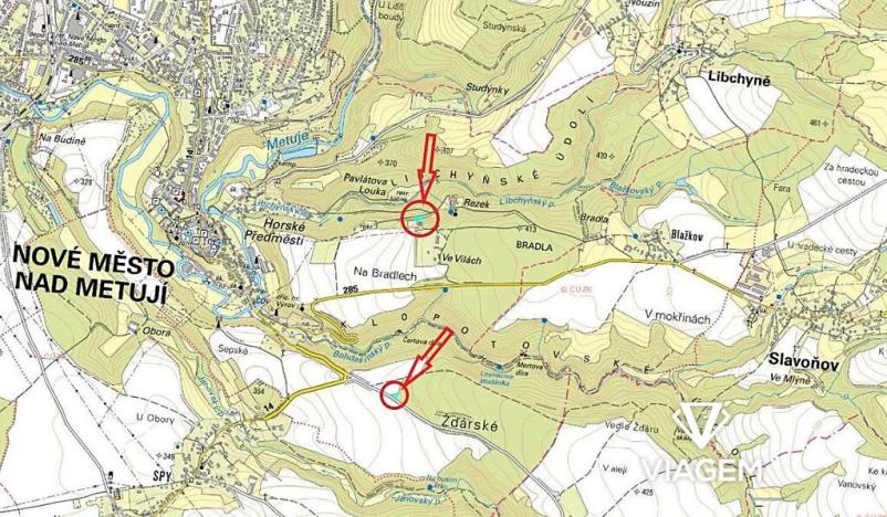 Prodej podílu zahrady, Nové Město nad Metují, 1284 m2