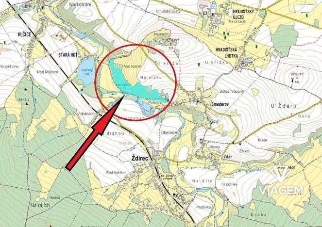 Prodej podílu lesa, Ždírec, 58785 m2