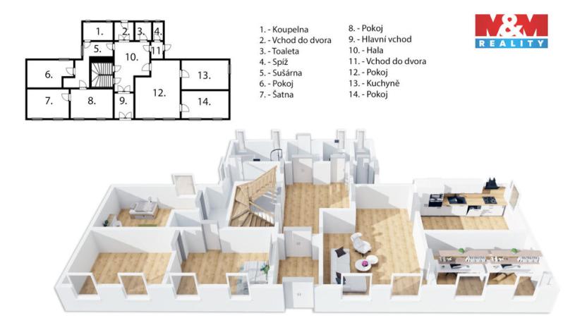 Prodej rodinného domu, Střelské Hoštice - Sedlo, 350 m2