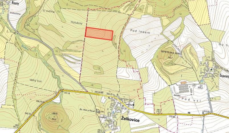 Prodej sadu/vinice, Želkovice, 25655 m2