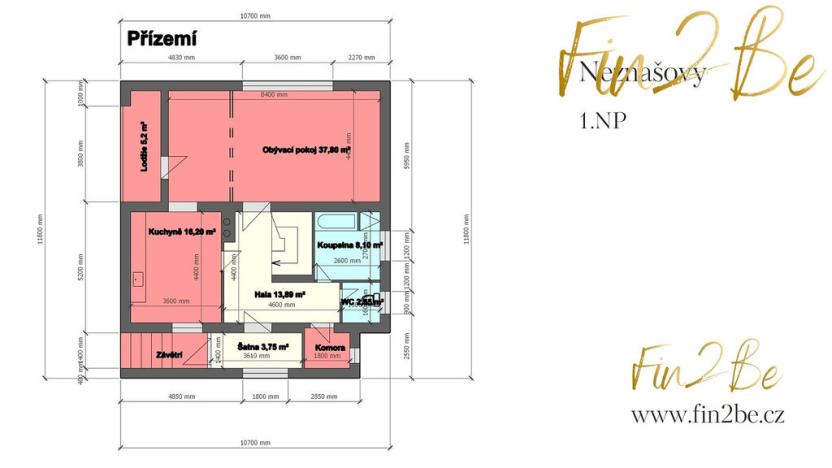 Prodej rodinného domu, Vrhaveč - Neznašovy, 253 m2