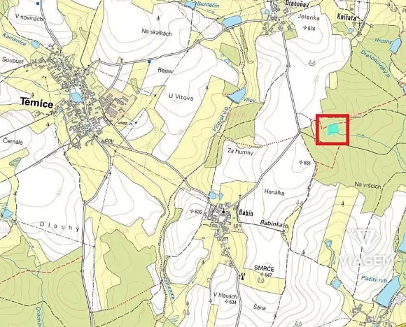 Prodej podílu lesa, Kamenice nad Lipou, 2095 m2