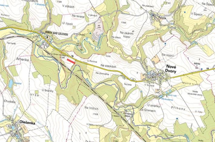 Prodej louky, Nové Dvory, 4111 m2