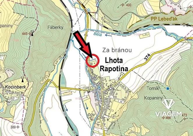 Prodej podílu zahrady, Lhota Rapotina, 233 m2