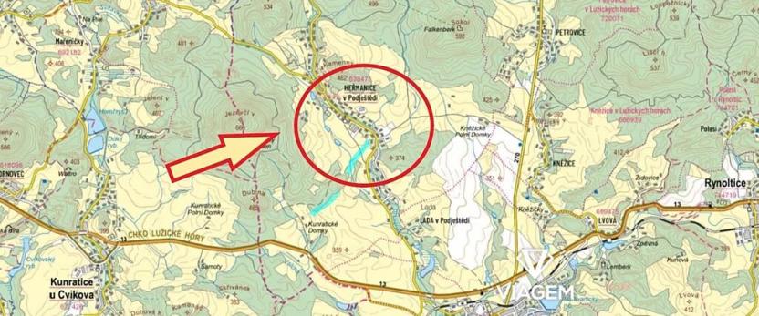 Prodej podílu pole, Jablonné v Podještědí, 8430 m2