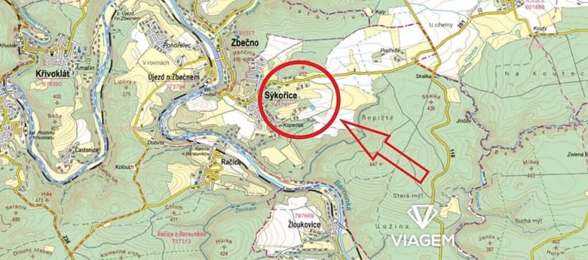 Prodej podílu pole, Sýkořice, 2286 m2