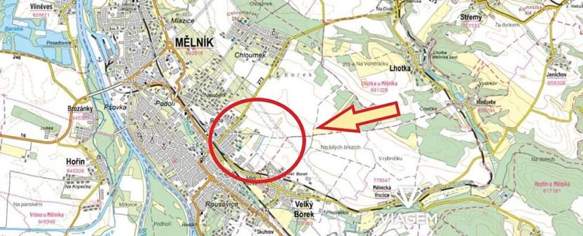 Prodej podílu pole, Mělník, 2045 m2