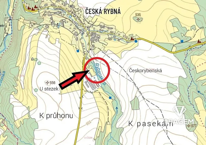 Prodej podílu lesa, Proseč, 522 m2