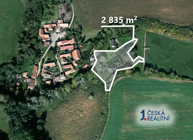 Prodej zahrady, Jenišovice, 2835 m2