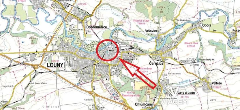 Prodej podílu zahrady, Louny, 470 m2