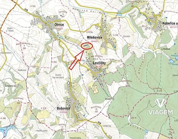 Prodej pole, Lovčičky, 4619 m2