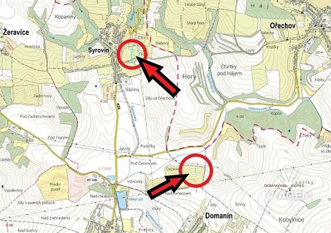 Prodej podílu zahrady, Syrovín, 1556 m2