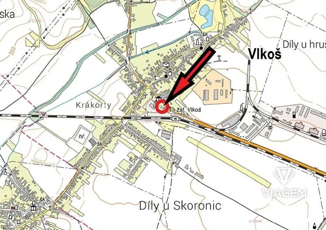 Prodej zahrady, Vlkoš, 78 m2