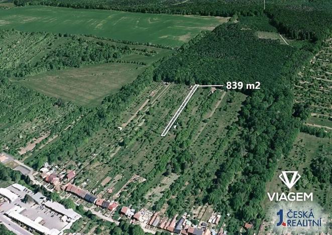 Prodej podílu zahrady, Vlčnov, 559 m2