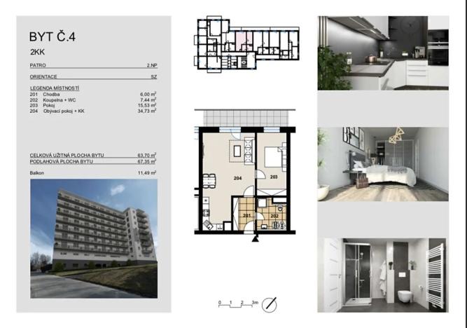 Prodej bytu 2+kk, Jihlava, Okružní, 68 m2