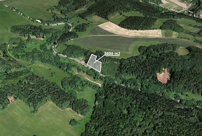 Prodej podílu zahrady, Poniklá, 2274 m2