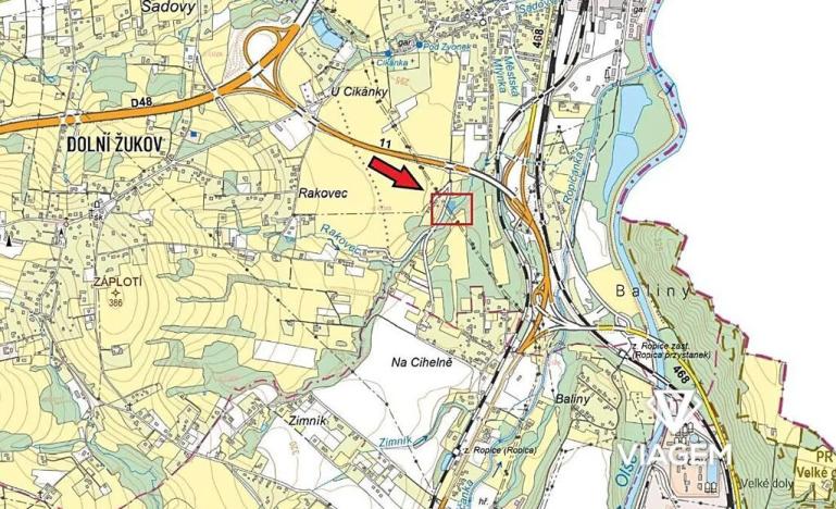 Prodej zahrady, Český Těšín, 1433 m2