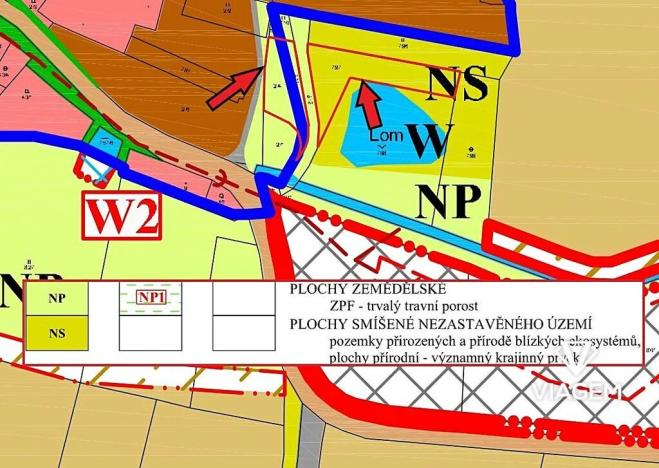 Prodej podílu pole, Pohorovice, 587 m2