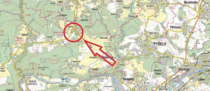 Prodej podílu pole, Babice, 2458 m2